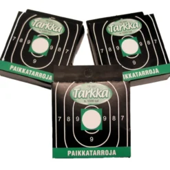 Paikkatarra,Ø 11 mm, musta