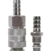 Paineilmaliitinrunko ja pistoke 3/8" letkukaralla 3/8" (10mm) letkulle