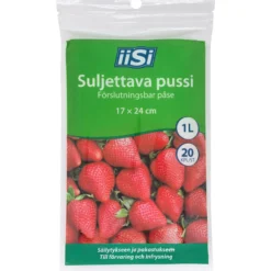 Pakastuspussi Iisi 1 l 20 kpl suljettava