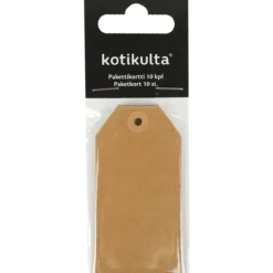 Pakettikortti Kotikulta 10 kpl ruskea