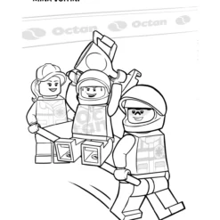 Paksu värityskirja LEGO City Värityshälytys!