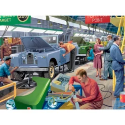 Palapeli Jumbo 1000 palaa Falcon The Car factory