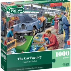 Palapeli Jumbo 1000 palaa Falcon The Car factory