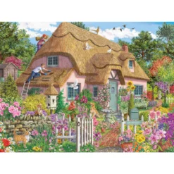 Palapeli Jumbo 1000 palaa Falcon Thatched Cottage