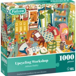 Palapeli Jumbo 1000 palaa Falcon Upcycling Workshop