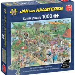 Palapeli Jumbo 1000 palaa Jan van Haasteren Big Garden Birdwatch