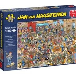 Palapeli Jumbo 1000 palaa Jan van Haasteren National Championships Puzzling