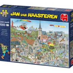 Palapeli Jumbo 1000 palaa Jan van Haasteren Island Retreat