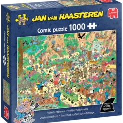 Palapeli Jumbo 1000 palaa Jan van Haasteren Flutterly Fabulous