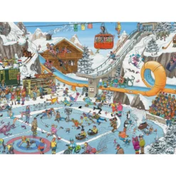 Palapeli Jumbo 1000 palaa Jan van Haasteren Winter Games