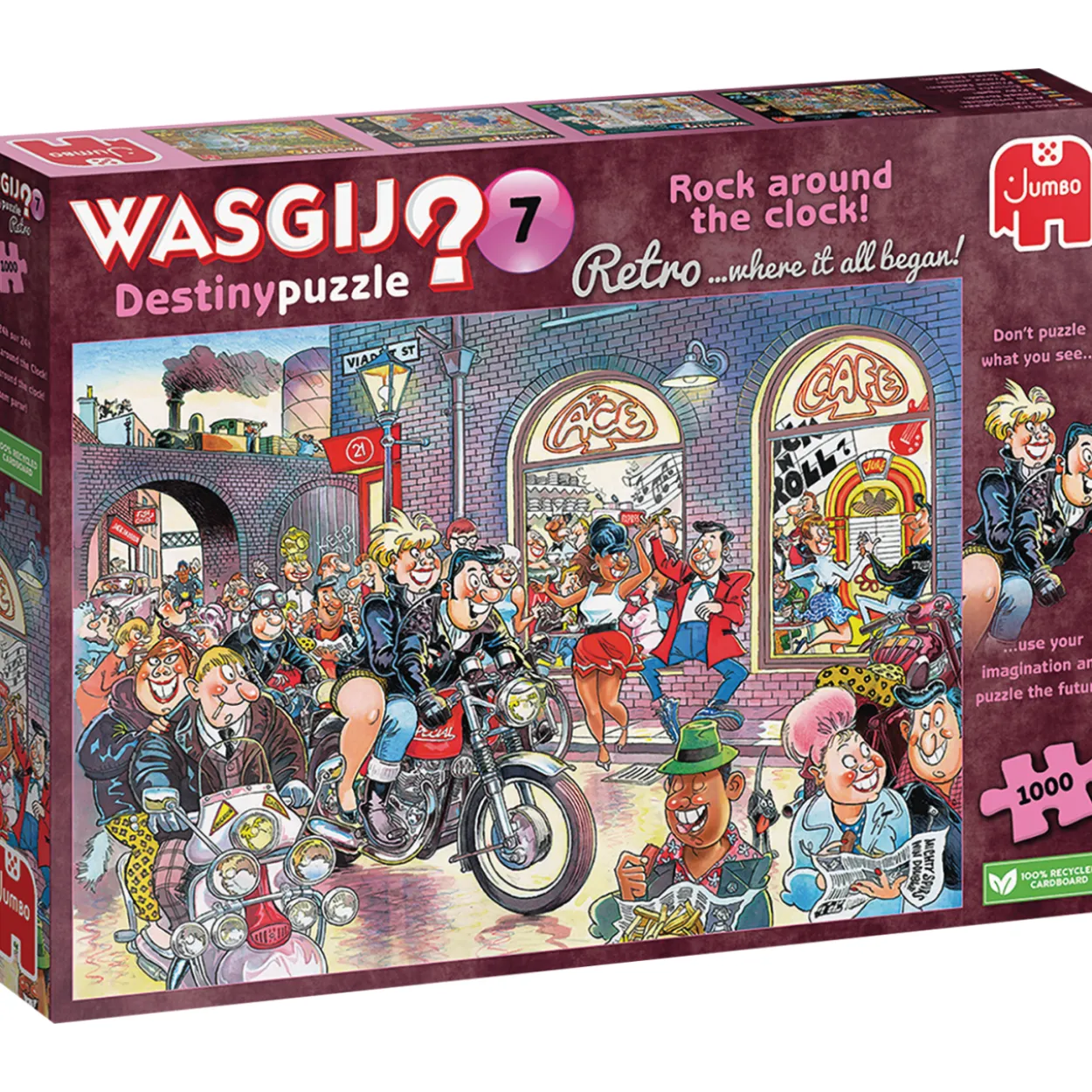 Palapeli Jumbo 1000 palaa Wasgij