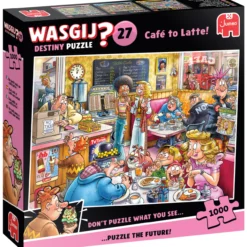 Palapeli Jumbo 1000 palaa Wasgij Destiny 27 Café to Latte!