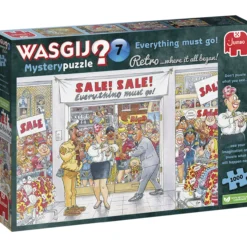 Palapeli Jumbo 1000 palaa Wasgij Retro Mystery 7 Everything Must Go