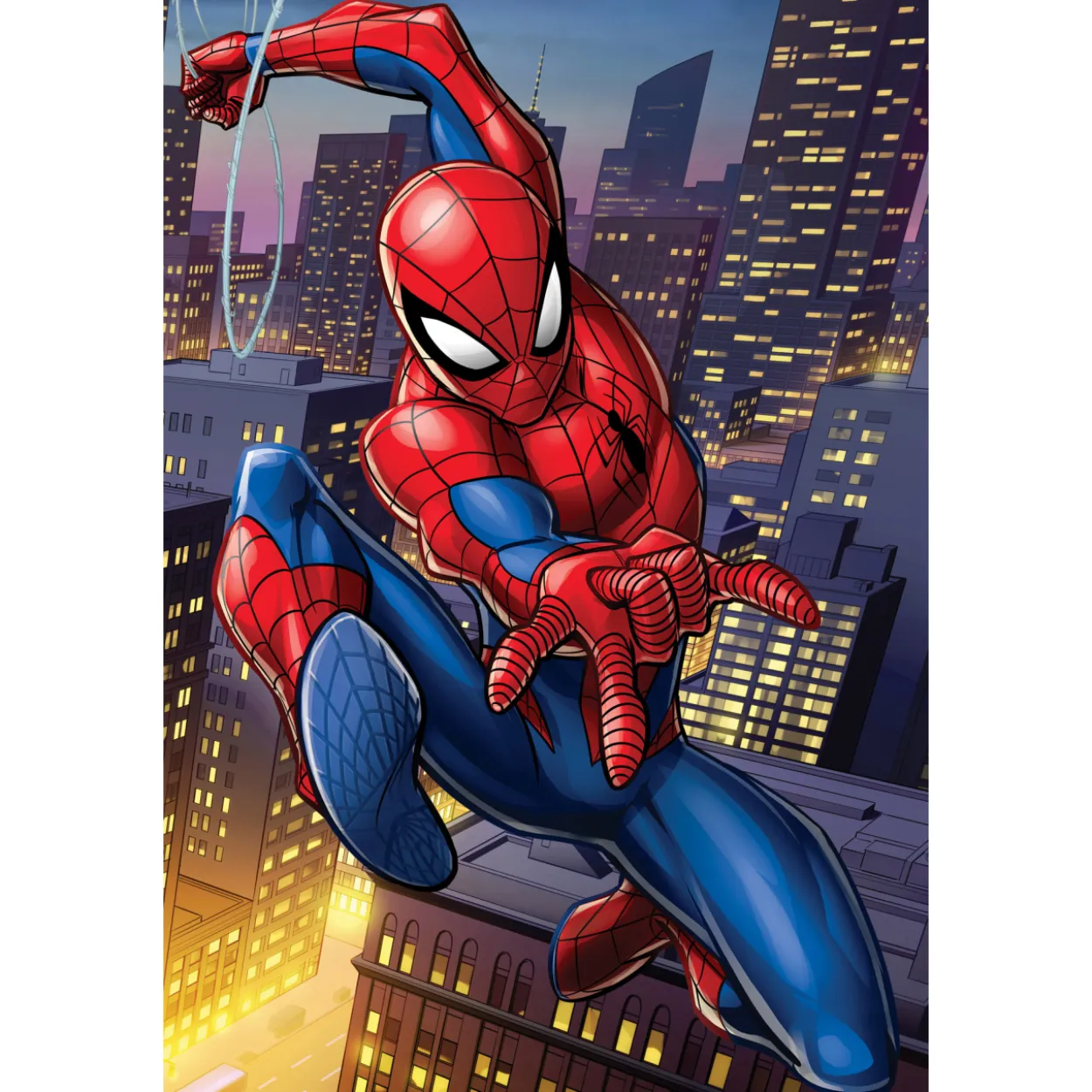 Palapeli 300 palaa 3D Spiderman peltirasiassa