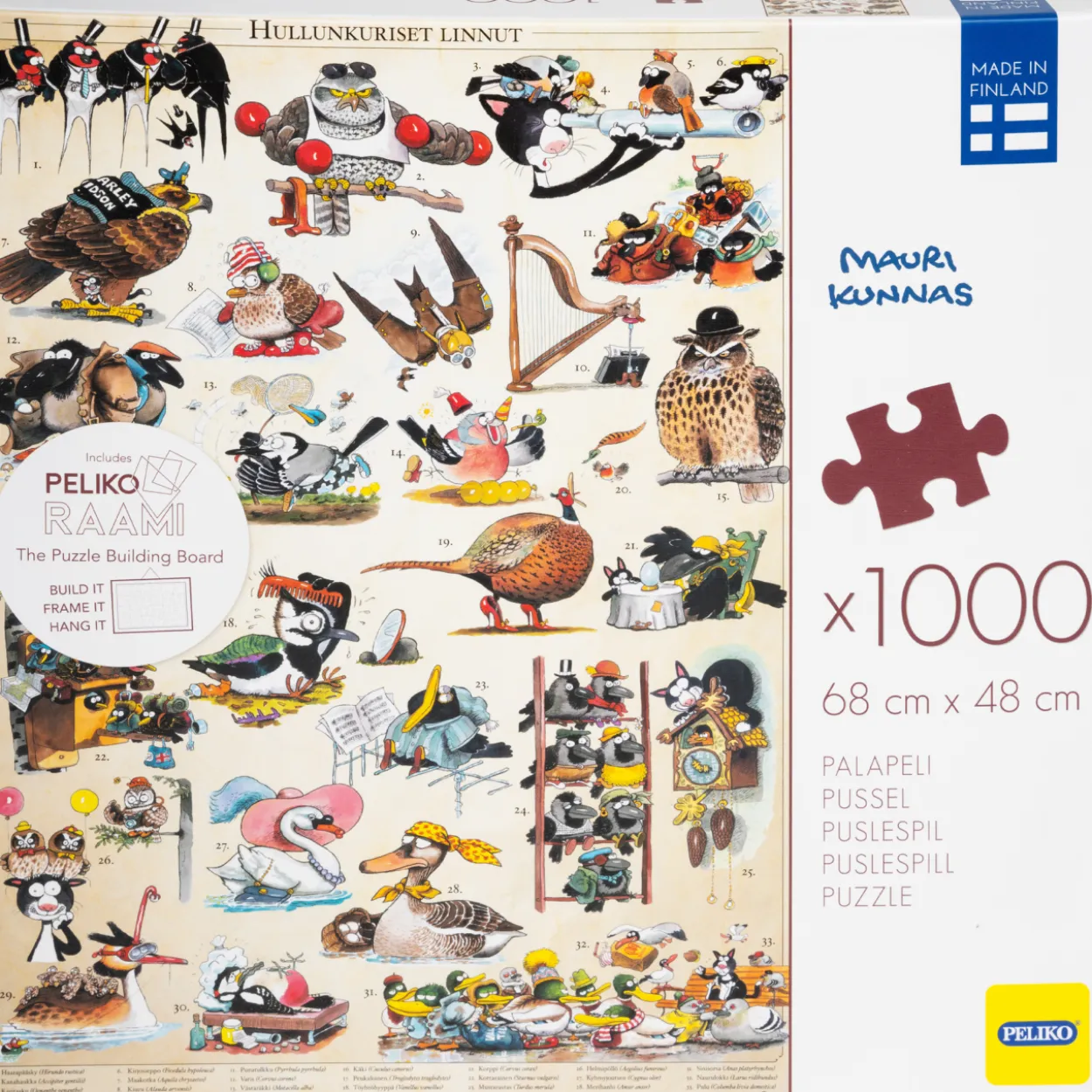 Palapeli Peliko 1000 palaa Hullunkuriset linnut