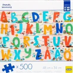 Palapeli Peliko 500 palaa Kunnas Aakkoset