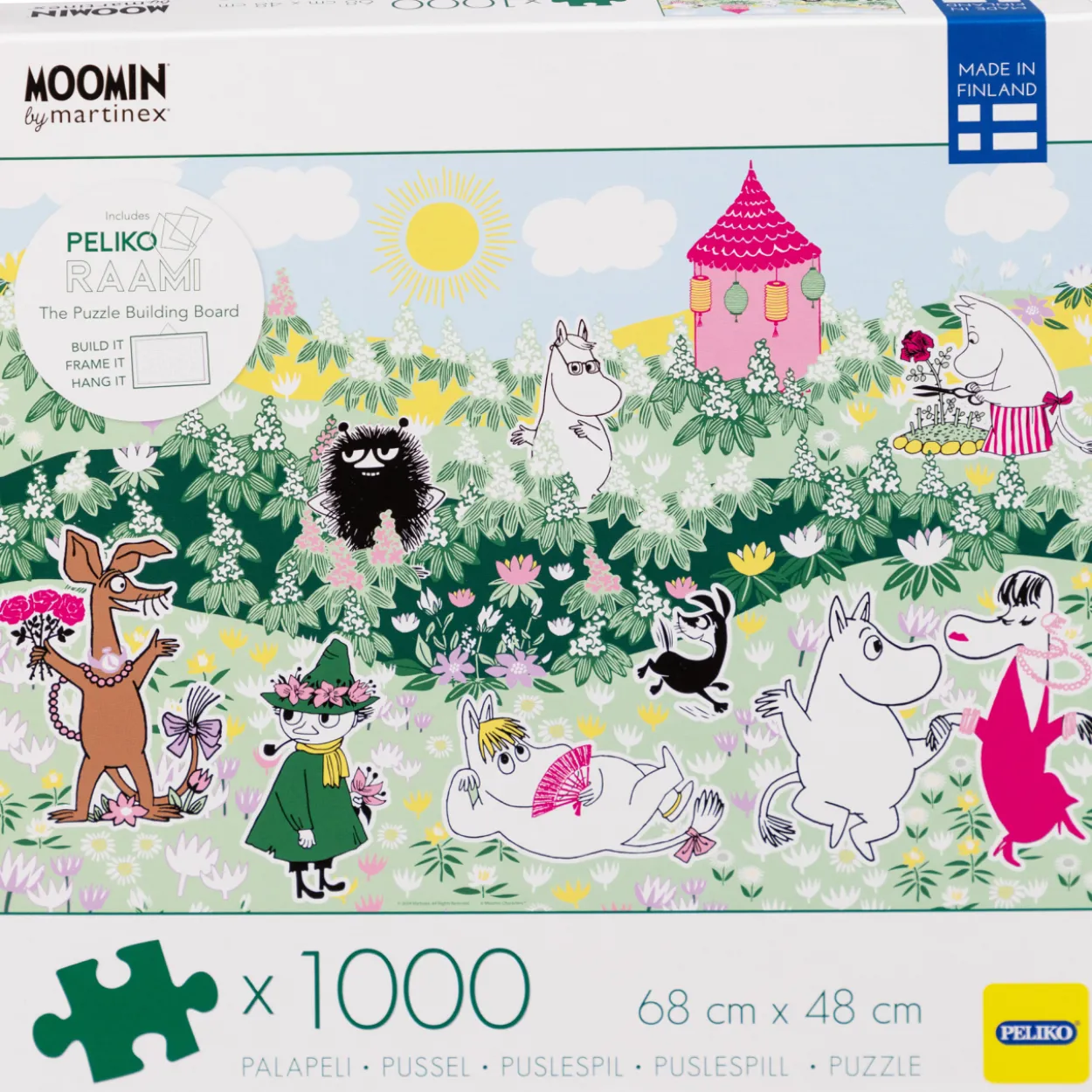 Palapeli Peliko 1000 palaa Muumi kukkatarha