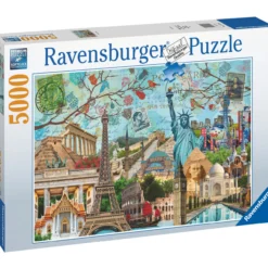 Palapeli Ravensburger Big City Collage 5000 palaa