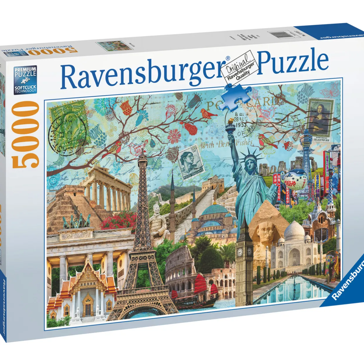 Palapeli Ravensburger Big City Collage 5000 palaa