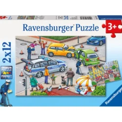 Palapeli Ravensburger Blue Lights On The Way 2x12 palaa