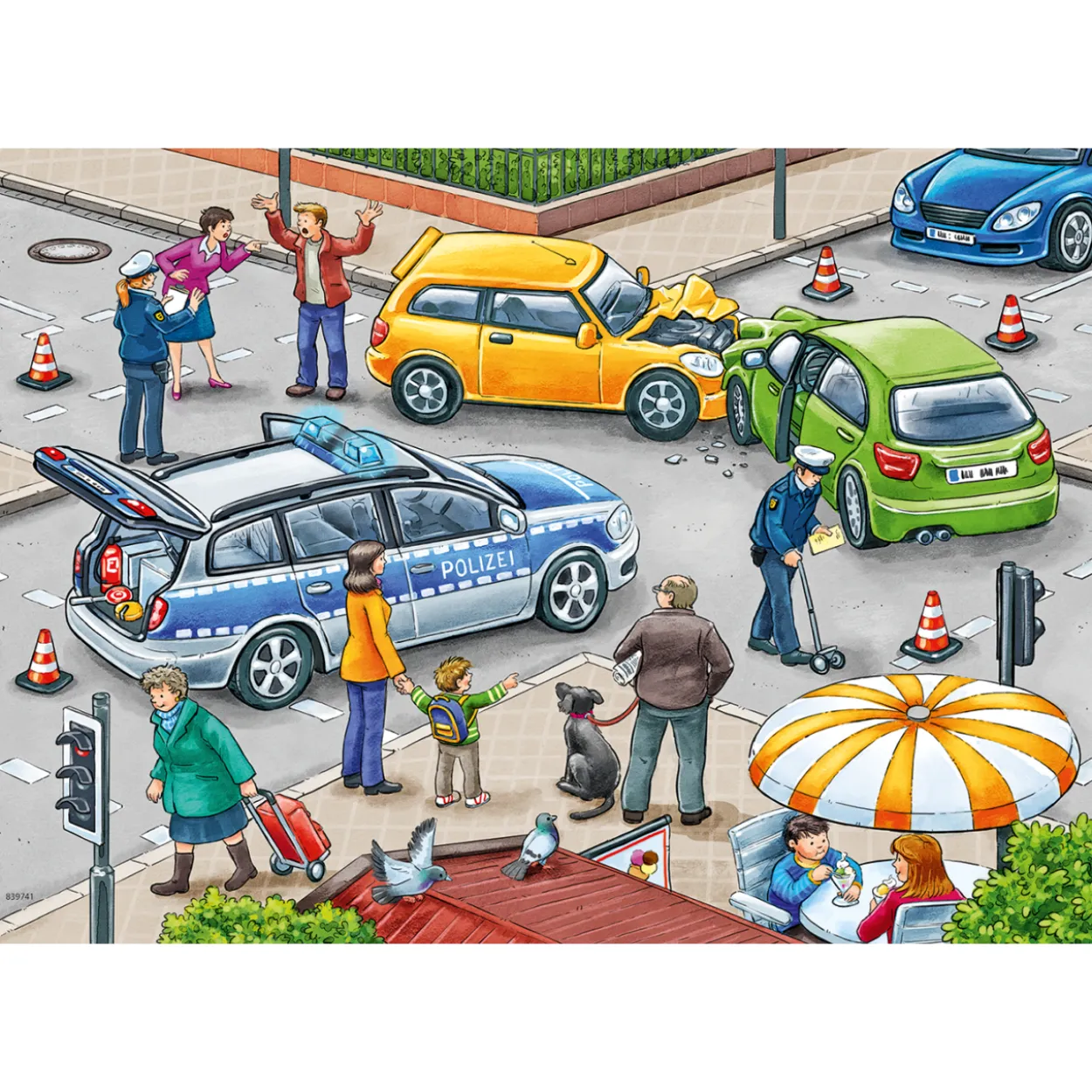 Palapeli Ravensburger Blue Lights On The Way 2x12 palaa