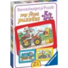 Palapeli Ravensburger Excavator Tractor & Dump Truck 3x6 palaa