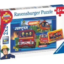 Palapeli Ravensburger Fireman Sam To The Rescue 2x24 palaa