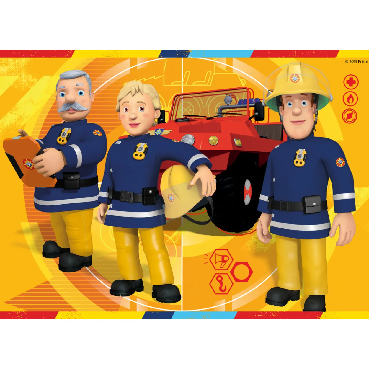 Palapeli Ravensburger Fireman Sam In Action 2x12 palaa