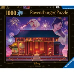Palapeli Ravensburger 1000 palaa Disney Castles Mulan