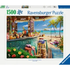 Palapeli Ravensburger 1500 palaa Beach Bar Breezes