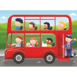 Palapeli Ravensburger 2/3/4/5 palaa Travel Far My First Puzzles