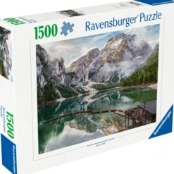 Palapeli Ravensburger 1500 palaa Lake Braies