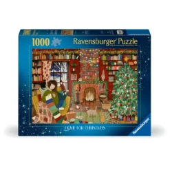 Palapeli Ravensburger 1000 palaa Home for Christmas