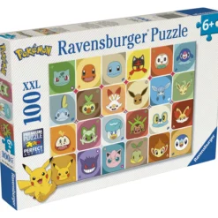 Palapeli Ravensburger 100 palaa XXL Pokémon Multicharacter