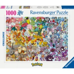 Palapeli Ravensburger 1000 palaa Challenge Pokémon
