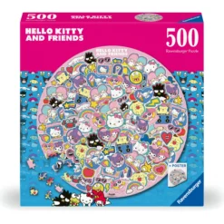 Palapeli Ravensburger 500 palaa Hello Kitty Circular