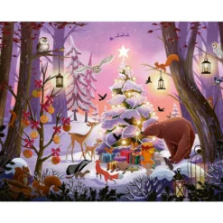 Palapeli Ravensburger 2000 palaa Christmas Fantasy