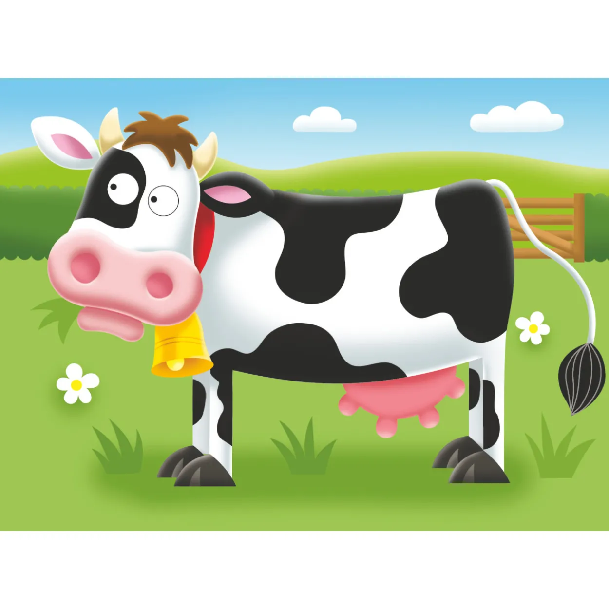 Palapeli Ravensburger 2/3/4/5 palaa On The Farm My First Puzzles