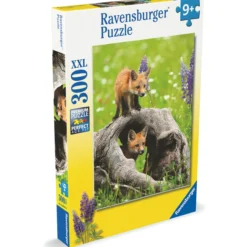 Palapeli Ravensburger 300 palaa Curious Foxes