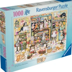 Palapeli Ravensburger 1000 palaa Crazy Cats Haberdashery