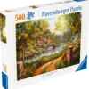 Palapeli Ravensburger 500 palaa Cottage By The River