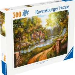 Palapeli Ravensburger 500 palaa Cottage By The River