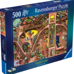 Palapeli Ravensburger 500 palaa Ludicrous Library