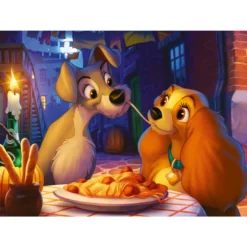 Palapeli Ravensburger 1000 palaa Lady And The Tramp