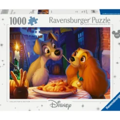 Palapeli Ravensburger 1000 palaa Lady And The Tramp