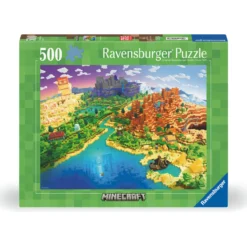 Palapeli Ravensburger 500 palaa World of Minecraft