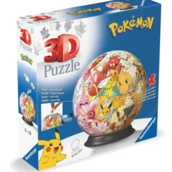 Palapeli Ravensburger 72 palaa 3D Pokémon Multicharacter