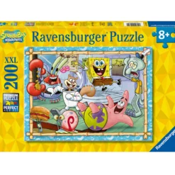 Palapeli Ravensburger 200 palaa New adventures in Bikini Bottom
