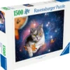 Palapeli Ravensburger 1500 palaa Cats In Space