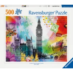 Palapeli Ravensburger 500 palaa London Postcard